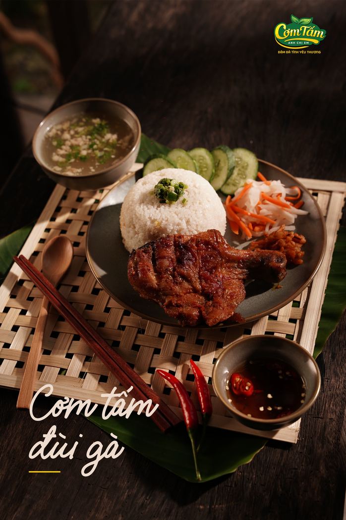 Cơm tấm đùi gà