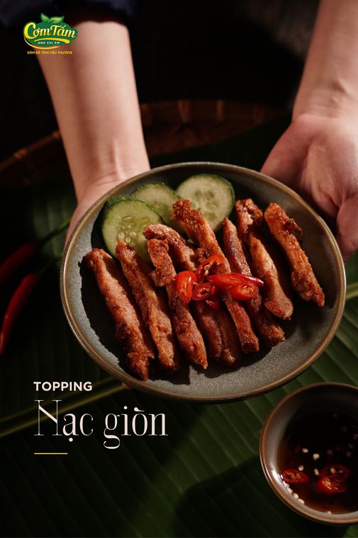 Topping nạc giòn